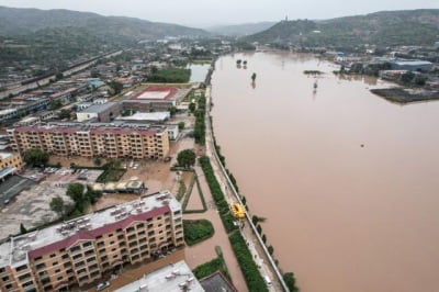 중국 산시성 폭우로 15명 사망…9000억 피해