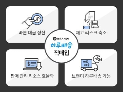 브랜디 "직매입 늘리고 대금 정산 앞당긴다"