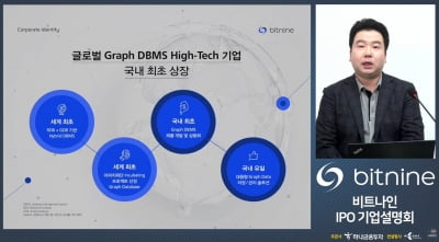 그래프 DB 전문 비트나인, "한국 대표 글로벌DB 기업으로 도약할 것"