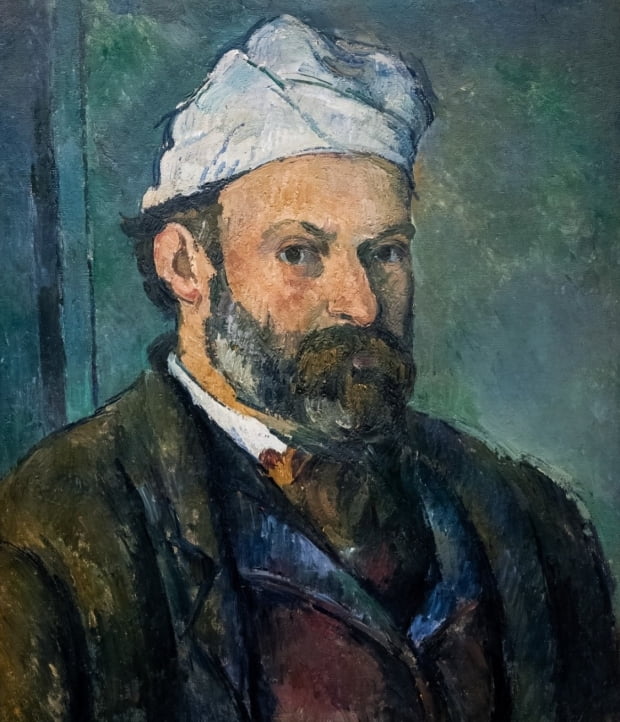 폴 세잔의 자화상, 1875~1877, 노이어 피나코테크