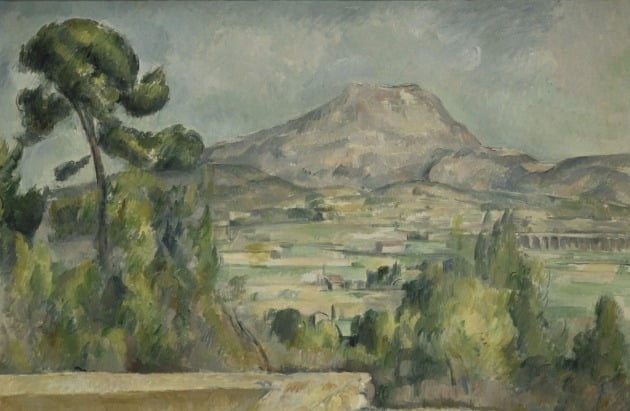 생트 빅투아르 산, 1887~1890, 오르세미술관