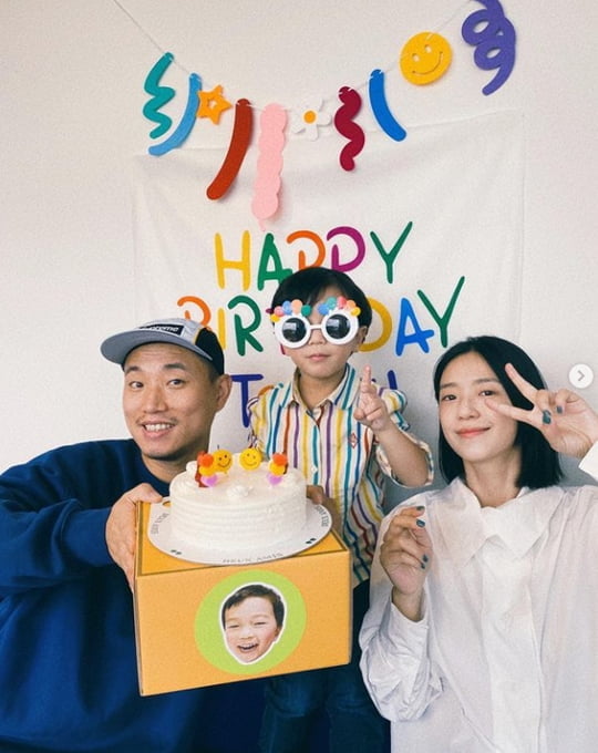 개리, ♥10살 연하 아내와 子 하오 생일 축하 파티 [TEN★]