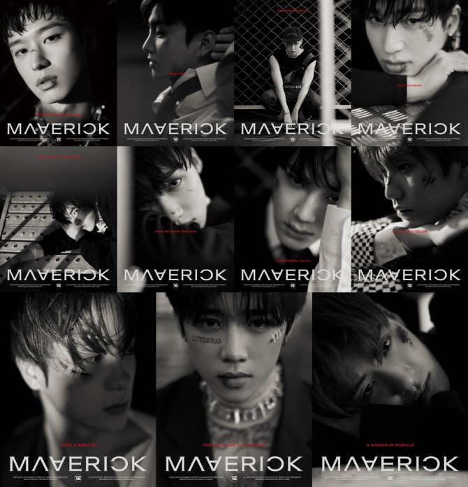 더보이즈, 싱글 3집 매버릭(MAVERICK) 2차 개인별 포스터 ‘무드(MOOD)’ 버전 공개