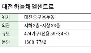 대전 하늘채 엘센트로, 대전 중구·서구 생활권 모두 누려