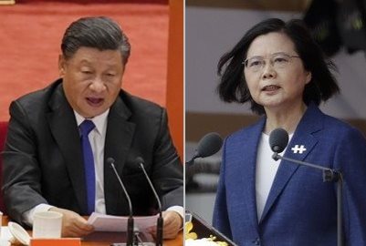 시진핑 "평화통일"·차이잉원 "현상유지"…슬쩍 '올리브 가지'