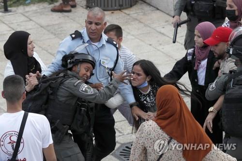 동예루살렘서 팔레스타인 주민, 이스라엘 경찰과 충돌
