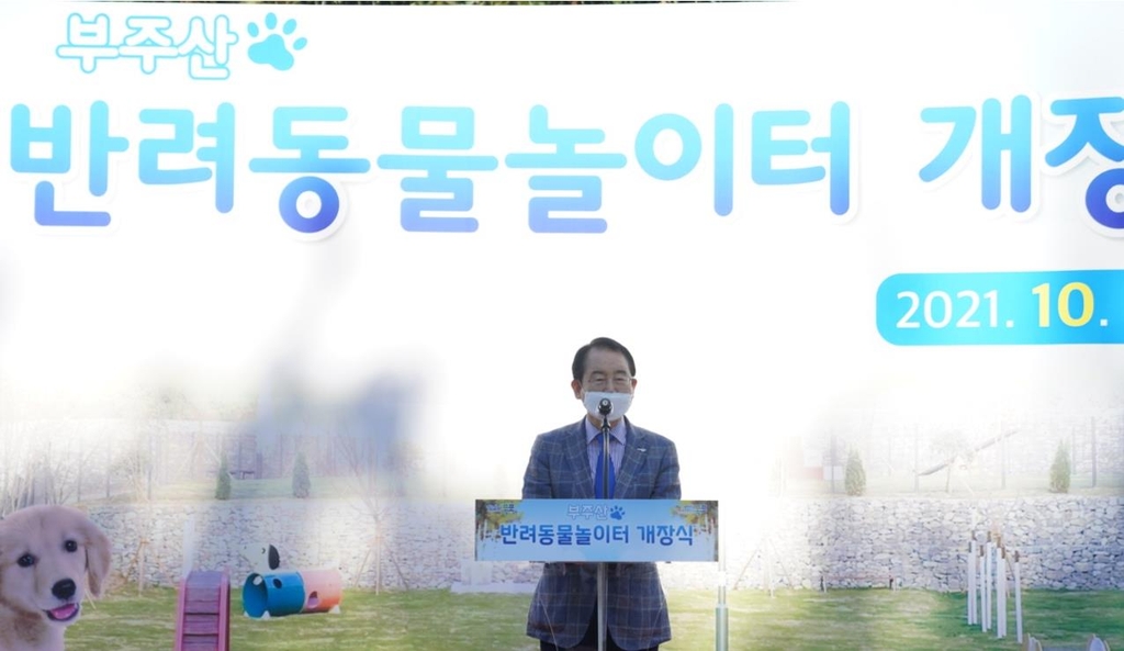목포 부주산에 서남권 최초 반려동물 놀이터 개장