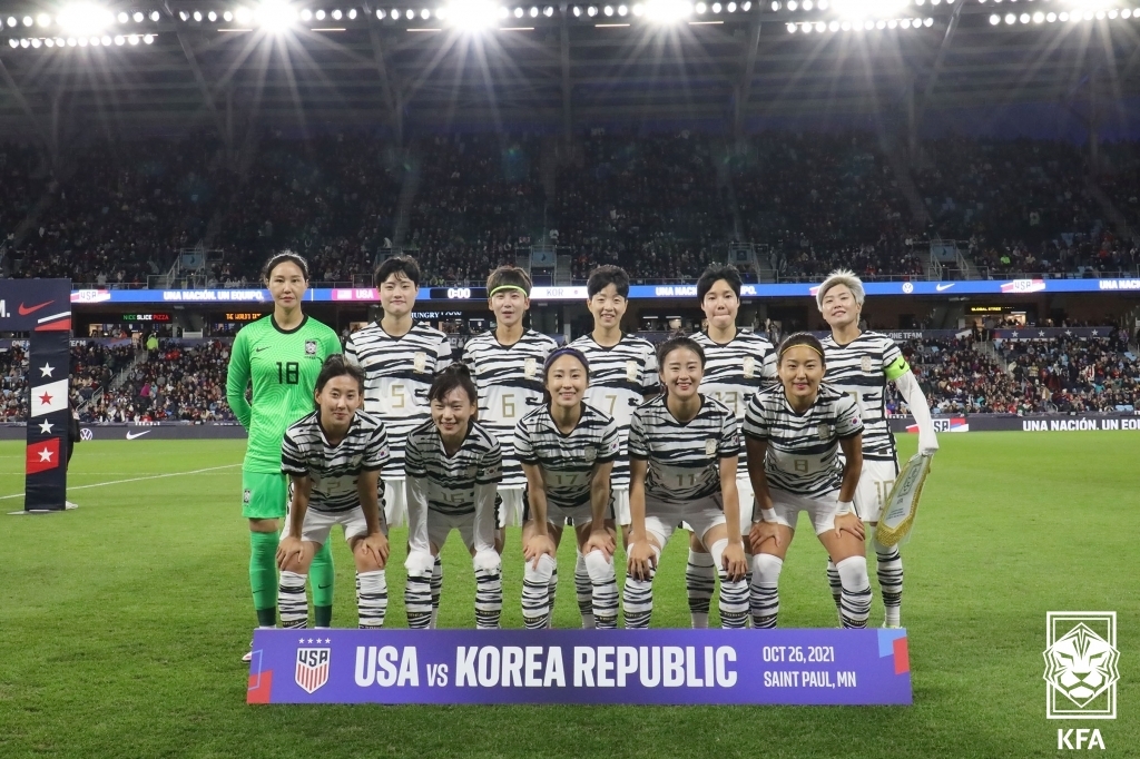 여자 축구대표팀, 미국 2연전 마치고 28일 귀국…11월 소집 기약