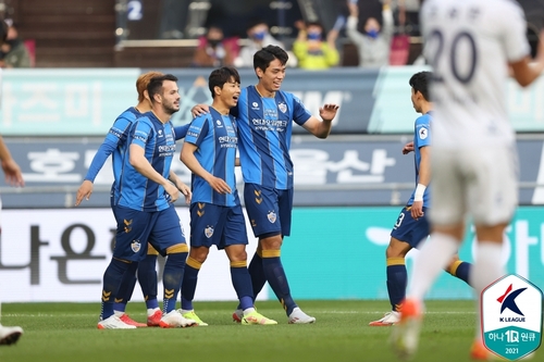 '이동경 결승골' 울산, 수원FC 3-2 제압…전북과 승점 동률 유지(종합2보)