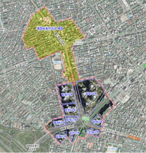 합정역 일대 층고제한 완화…"최고 144m 건립 가능"