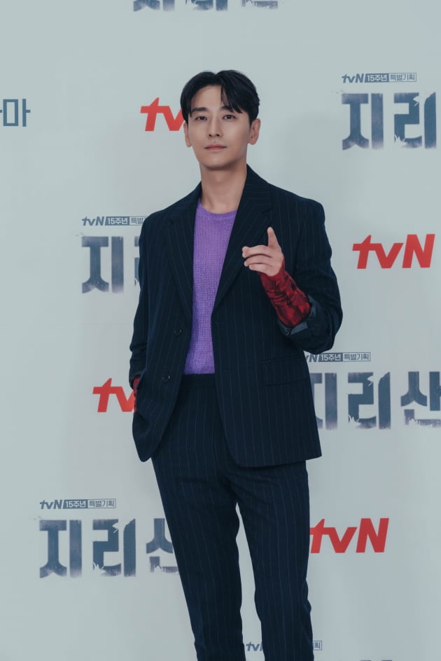 배우 주지훈이 13일 오후 온라인 생중계된 tvN 새 토일드라마 '지리산' 제작발표회에 참석했다. /사진제공=tvN