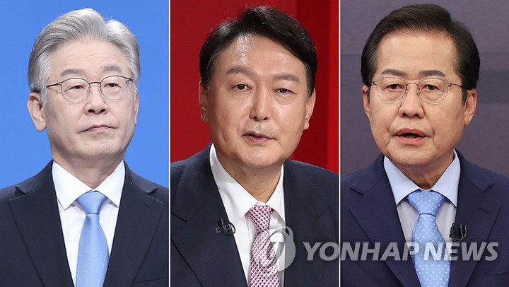 "4자 가상대결…李 35% vs 尹 34%, 李 35% vs 洪 32%"(종합)