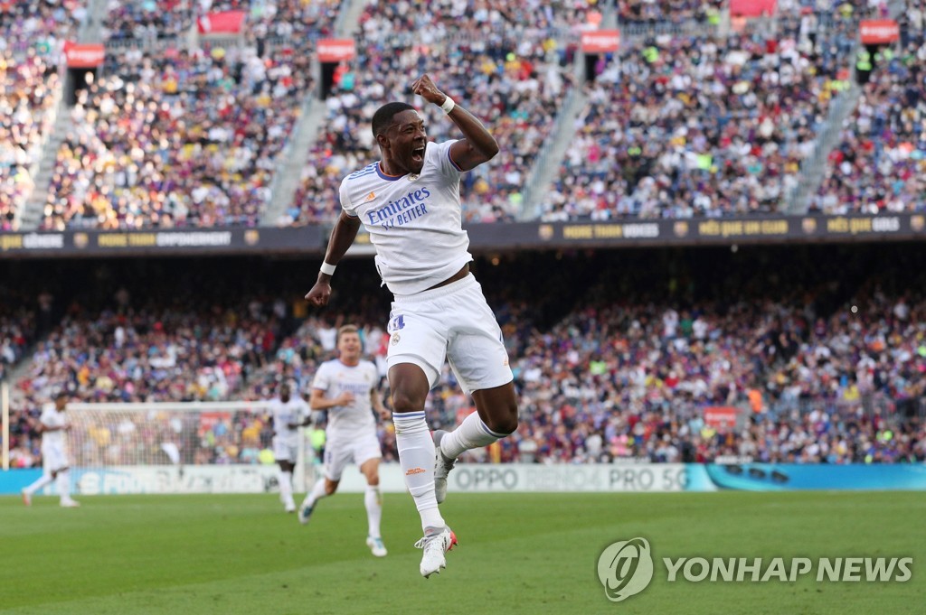 R 마드리드, 메시·라모스 빠진 엘 클라시코서 2-1 승리