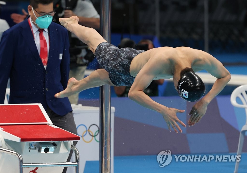 황선우, 처음 출전한 쇼트코스 대회서 자유형 100ｍ도 동메달