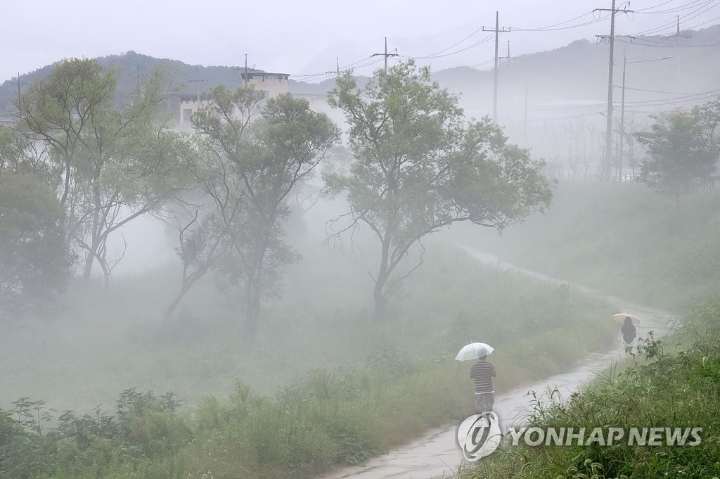 강원 영서 밤 한때 비…내륙·산지 짙은 안개