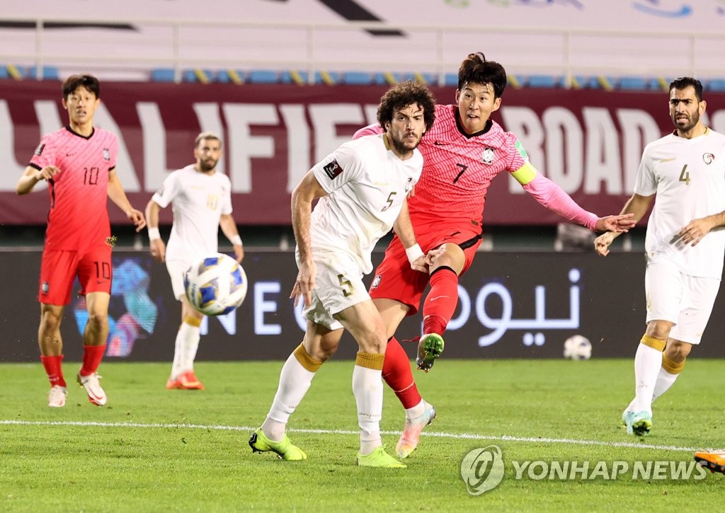 '손흥민이 구한' 벤투호, 시리아에 극적 승리…최종예선 2승1무(종합)