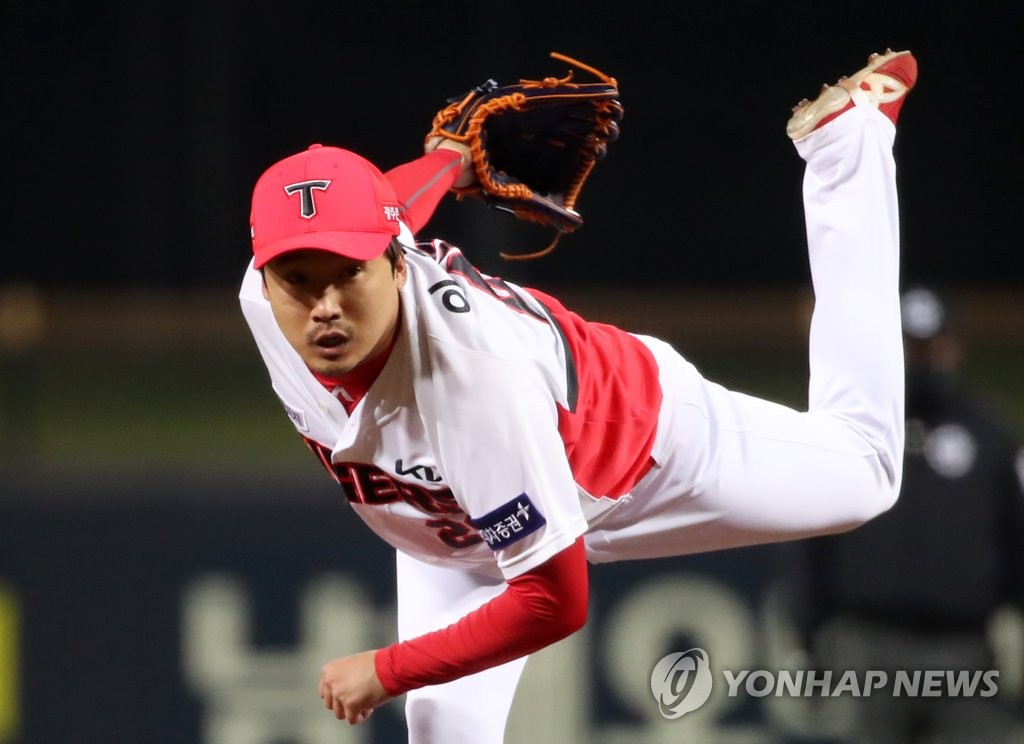 2년 만에 선발 등판 KIA 이준영, 1⅔이닝 4실점