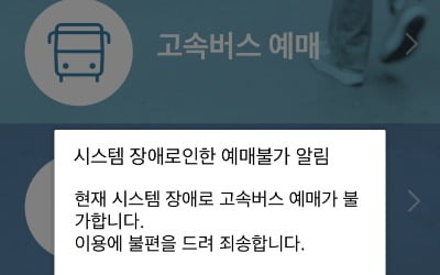 [속보] 강남고속터미널 매표 '올스톱'…"발권 시스템 장애"