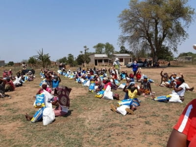 한인교회, 모잠비크 빈민 500가정에 긴급 식량키트 제공