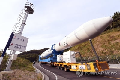 [누리호] 발사 기대감에 한화에어로스페이스 등 관련주 상승세