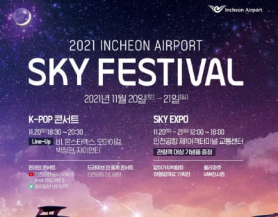 인천공항 스카이 페스티벌 20~21일 개최