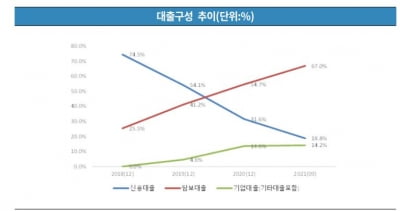 저신용 개인 어쩌나…대부업체도 고신용·담보대출 집중