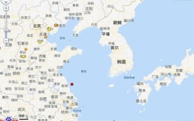 中 장쑤성 인근 바다서 5.0 규모 지진…상하이까지 흔들