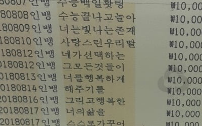 "충격이네요"…수능 마친 딸 울린 엄마의 '100만원 통장' 선물