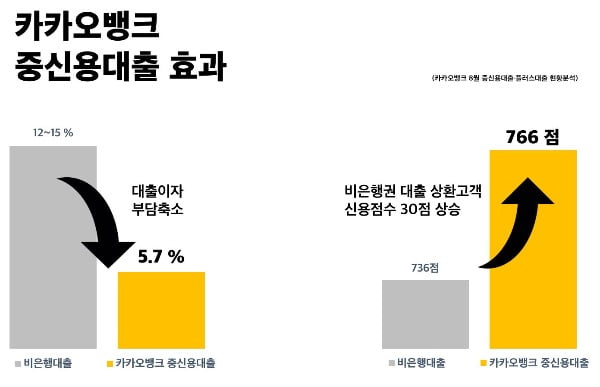 카뱅서 중금리대출 받은 63%, 고리대출 상환에 썼다