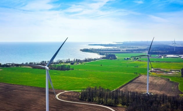 삼성물산이 완공한 캐나다 온타리오주 풍력·태양광발전 단지 / 삼성물산 제공