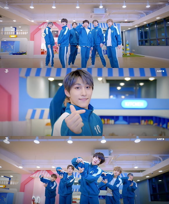저스트비, ‘TICK TOCK’ 핼러윈 스페셜 영상 공개…'오징어게임'X푸른 불꽃 컬래버