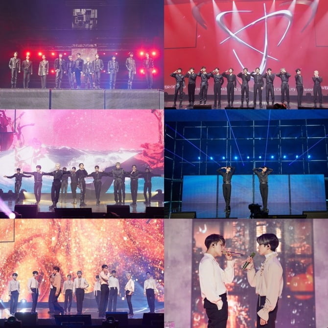 세븐틴, 온라인 콘서트 ‘POWER OF LOVE’ 첫 공연 마무리…‘공연 강자’ 저력 입증