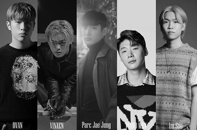 오반X빈첸X박재정X피아노맨X임수, 컬래버 싱글 '눈'으로 뭉쳤다…12월 5일 로맨틱팩토리 콘서트서 선공개