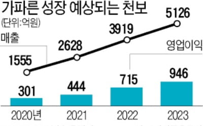 '역대 최대 매출' 천보, 사상 최고가 경신