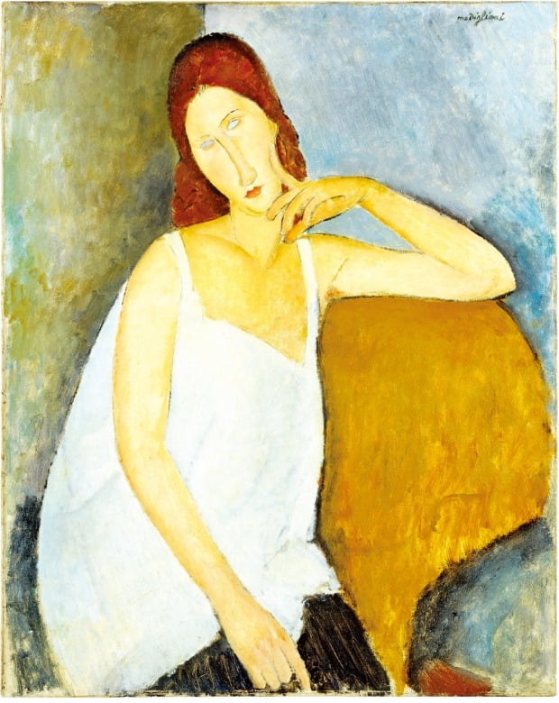 아메데오 모딜리아니, 잔 에뷔테른 초상, 1919 