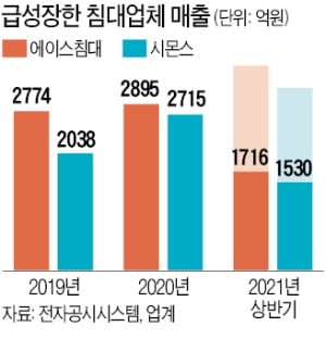 꿀잠의 경제학…침대 빅2 “이런 호황 처음”