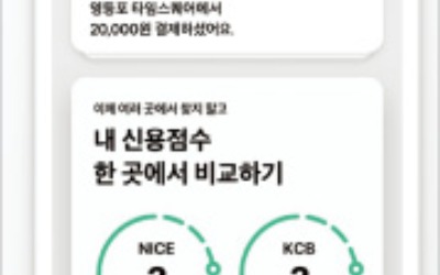 현대카드 업계 첫 '신용점수 비교 서비스'…3주 만에 가입 고객 30만 명 돌파 '인기'