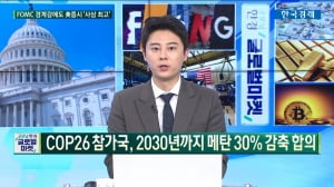 COP26 참가국, 2030년까지 메탄 30% 감축 합의 [글로벌 이슈]