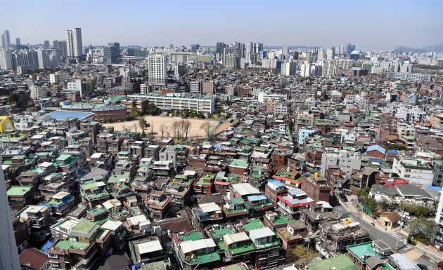 도심 공공주택 복합개발 선도사업 1차 후보지로 선정된 서울 영등포구 신길 2·4·15구역. 사진=한국경제신문