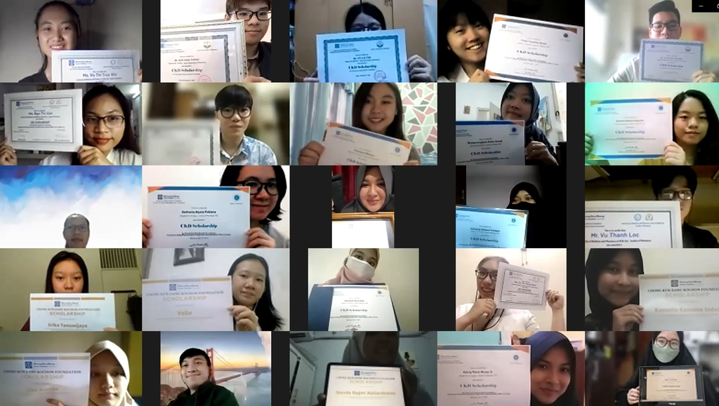 종근당고촌재단, 베트남·인도네시아 장학생 42명에 등록금 지원