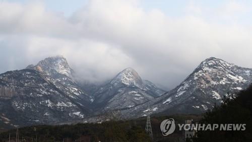 오늘 북한산·관악산에 진눈깨비…서울 '첫눈'은 언제쯤