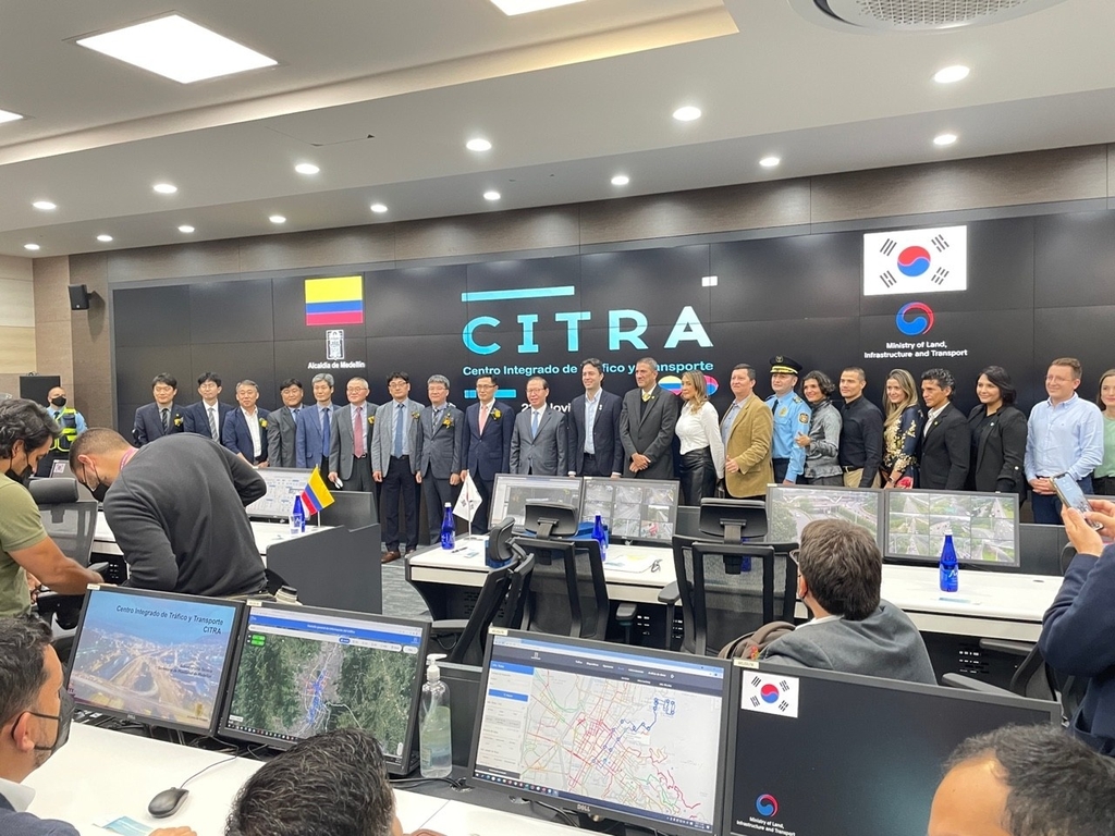 한국 지능형교통체계, 중남미 진출…콜롬비아 ODA사업 준공