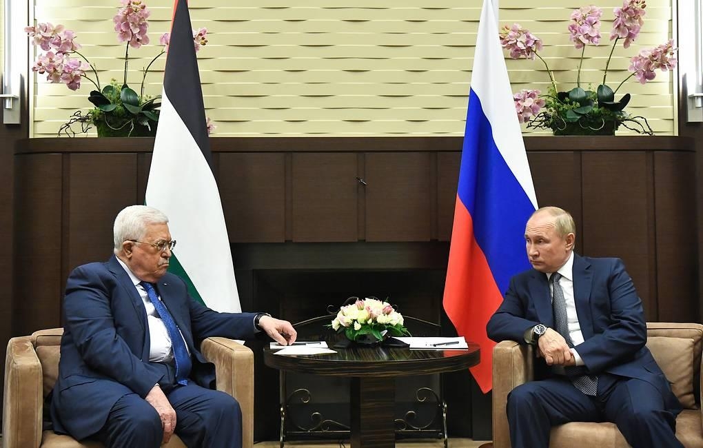 푸틴, 방러 팔레스타인 수반과 회담…"이-팔 분쟁 해결 등 논의"