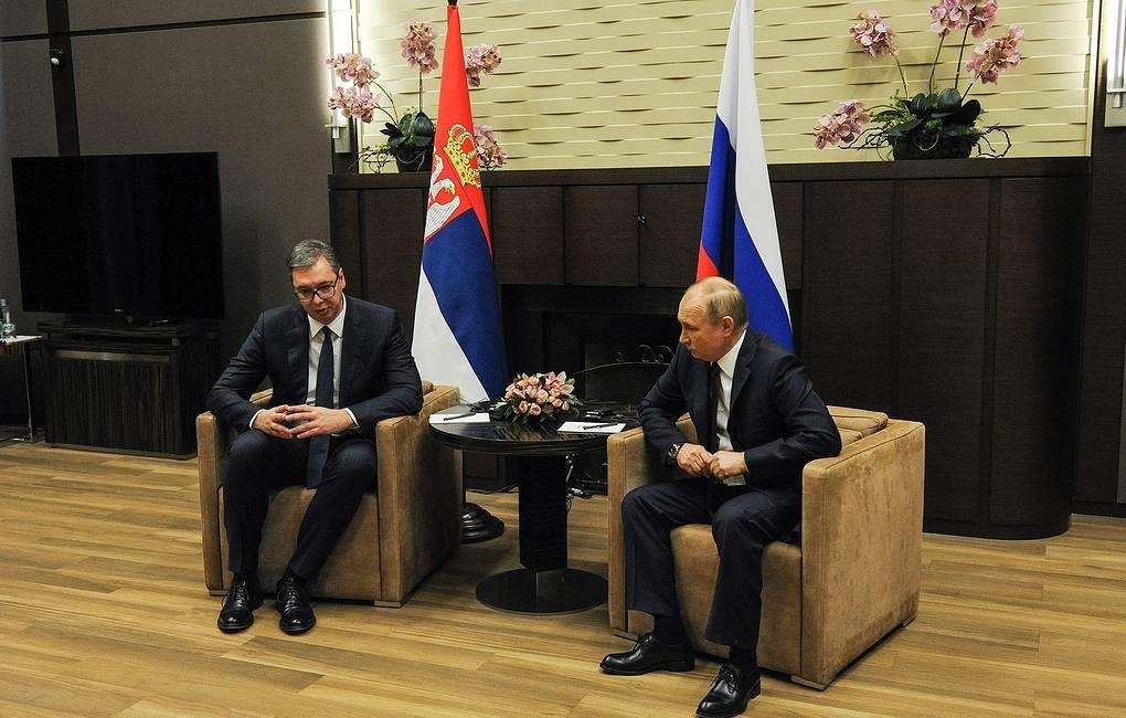 푸틴, 세르비아 대통령과 회담…"양국관계 사상 최고 수준"