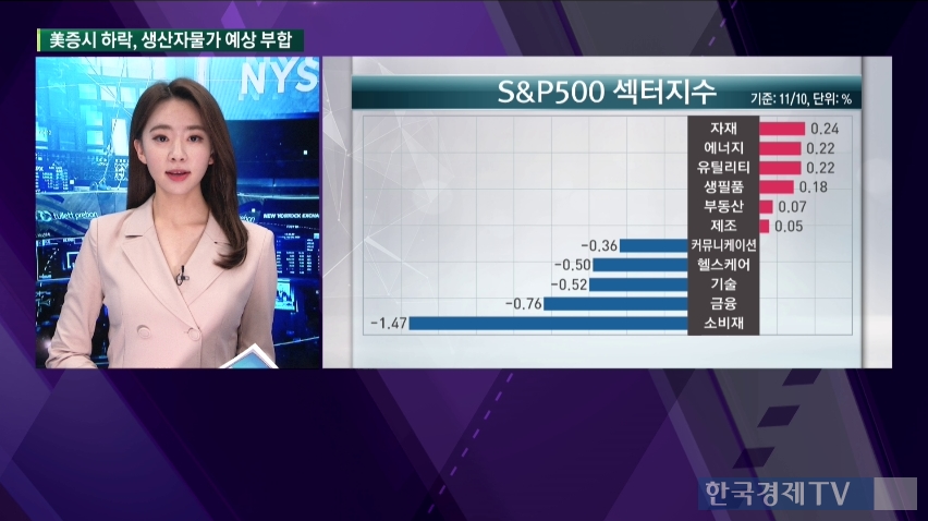 11월 10일 미국증시 특징주