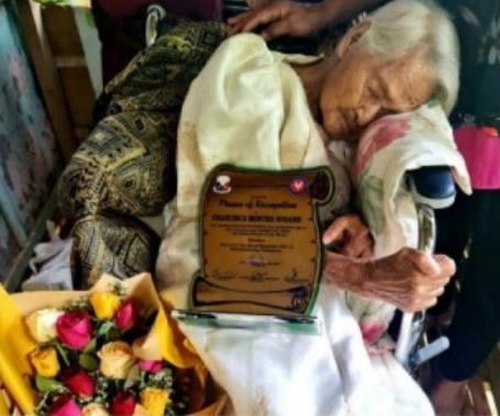 "19세기 마지막 사람"…필리핀 124세 할머니 타계