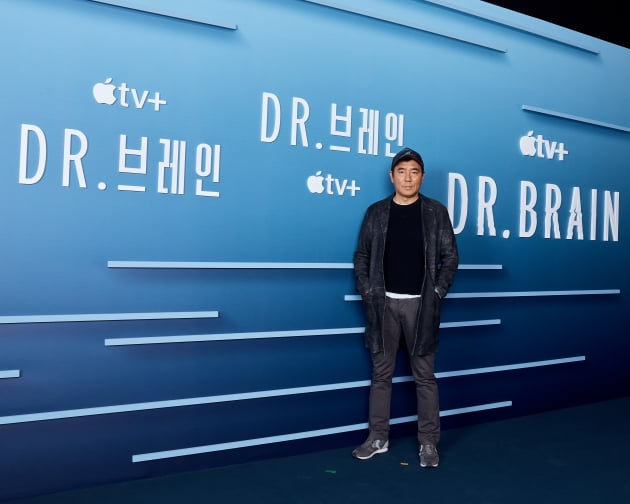 김지운 감독이 콘래드 서울 호텔에서 열린 Apple의 'Dr. 브레인' 프레스 데이와 포토콜 행사에 참석했다. / 사진제공=Apple TV+