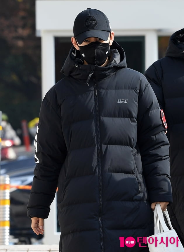 [TEN 포토] 정대현 '오랜만에 보는 반가운 얼굴'