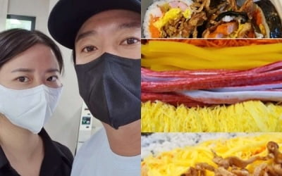 '이수근 아내' 박지연, 유부가 어때서? 김밥에 진심 [TEN★]