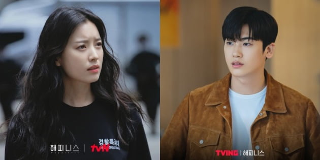 '해피니스' 한효주, 박형식./사진제공=tvN